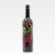 Jubilejno vino, 0.75l, poslikana steklenica - Vse najboljše 50 rdeč grozd