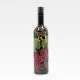 Jubilejno vino, 0.75l, poslikana steklenica - Vse najboljše 60 rdeč grozd