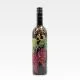 Jubilejno vino, 0.75l, poslikana steklenica - Vse najboljše 80 rdeč grozd