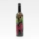 Jubilejno vino, 0.75l, poslikana steklenica - Vse najboljše 90 rdeč grozd