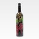 Jubilejno vino, 0.75l, poslikana steklenica - Vse najboljše 90 rdeč grozd