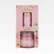 Kopalni set BLOSSOM (100ml gel za tuširanje, 120g kopalna sol), v darilni embalaži, z vonjem jasmina in breskve