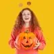 Trak za lase z motivi za halloween, PVC, 24cm, sort.