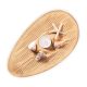 Pladenj v obliki lista, dekorativen, MDF, 29.5x16,5cm