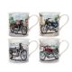 Lonček motorji, 4/1, kitajski porcelan, 8cm, v darilni embalaži