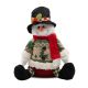 Figura božična, sedeča, poliester, 37x20cm, sort.