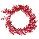 Venček božični za na vrata, rdeče jagodičevje, 30cm