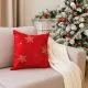 Vzglavnik dekorativen, božični motiv - zvezde, 45x45cm, 100% poliester, sort.