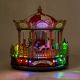 Božična dekoracija, glasbeni vrtiljak, PVC, 25x22cm