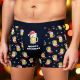 Bokserce moške, božični motiv, 95% bombaž, 5% elastan, različne velikosti, sort.