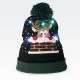 Kapa zimska z LED lučkami, božični motiv, UNI, 100% poliakril, sort.