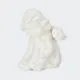 Angel sedeč, bel, keramika, 8cm, sort.