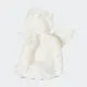Angel sedeč, bel, keramika, 8cm, sort.