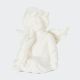 Angel sedeč, bel, keramika, 8cm, sort.