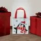 Darilna vrečka, božični motiv, filc, 18cm, sort.