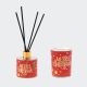 Aroma set, osvežilec zraka 40ml in sveča 6cm, božični motiv, sort.
