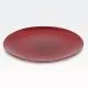 Krožnik dekorativen, rdeči, PVC, 47cm