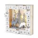 Adventni koledar, srnjaki, MDF, 26x26x5cm