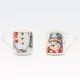 Set 2 skodelic, božični motiv, porcelan, 265ml