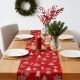 Blago na roli, božični motiv, 100% poliester, 28x200cm
