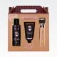 Darilni set za moške  MEN'S COLLECTION WINTER EDITION, božični, (150ml šampon za lase in telo, 60ml balzam po britju, odpirač za steklenico), z vonjem Citrus Musk, v darilni škatli