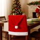 Kapa božična, prevleka za stol, rdeča, 2/1, 100% poliester, 60cm