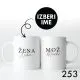 Set personaliziranih skodelic Žena in mož 2