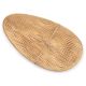 Pladenj v obliki lista, dekorativen, MDF, 39x22cm