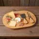 Set za sir, pladenj iz bambusa + 2 pripomočka, 28.5x19x1.2cm