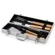 Set pripomočkov za žar, 4/1, nerjaveče jeklo, 38cm