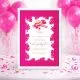 Diploma Penzionistka, v belem okviru, 29.7x42cm