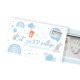 Set za 3D odtise, masa in okvir za sliko in odtise, moder, MDF, 29.5x18cm