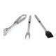 Set pripomočkov za žar, 3/1, nerjaveče jeklo, 38cm