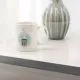Skodelica, bela s sliko, kitajski porcelan, 9.5x8cm