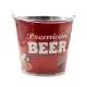 Vedro za pivo, kovinsko, 25.5x19.3x23cm, sort-