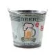 Vedro za pivo, kovinsko, 25.5x19.3x23cm, sort-