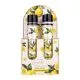Kopalni set, ESSENTIAL BOTANICALS, (60ml gel za tuširanje, 60ml losjon za telo) z vonjem: Lemon & Bergamot, v darilni embalaži