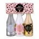 Kopalni set LET'S CELEBRATE, (110ml gel za tuširanje, 110ml losjon za telo,130g kopalna sol), z vonjem: Tea Rose & Velvet, v darilni embalaži