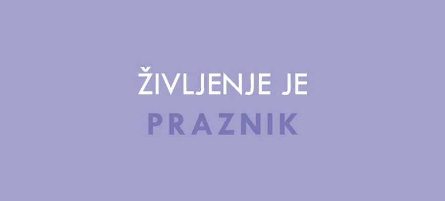 Novembrska misel: Življenje je praznik